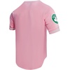 Pro Standard NBA Mens Mens NBA Classic Chenille Standard Double Knit Short Sleeve Shirt(Pink)