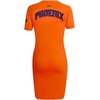 Pro Standard NBA Womens Womens NBA Classic Chenille Body Con Dress(Orange)