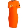 Pro Standard NBA Womens Womens NBA Classic Chenille Body Con Dress(Orange)