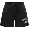 Pro Standard NBA Womens Womens NBA Classic Chenille Fleece Fleece Short(Black)