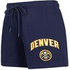 Pro Standard NBA Womens Womens NBA Classic Chenille Fleece Fleece Short(Midnight Navy)