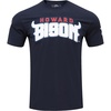 Pro Standard Mens Howard Bison College Classic Chenille Short Sleeve Tee Midnight Navy S