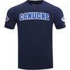 Pro Standard Mens Mens NHL Classic Chenille Cotton Single Jersey Short Sleeve Tee(Midnight Navy)