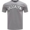 Pro Standard NBA Mens Men’s NBA Classic Chenille Cotton Single Jersey Short Sleeve Tee(Grey)
