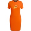 Pro Standard NBA Womens Womens NBA Classic Chenille Body Con Dress(Orange)