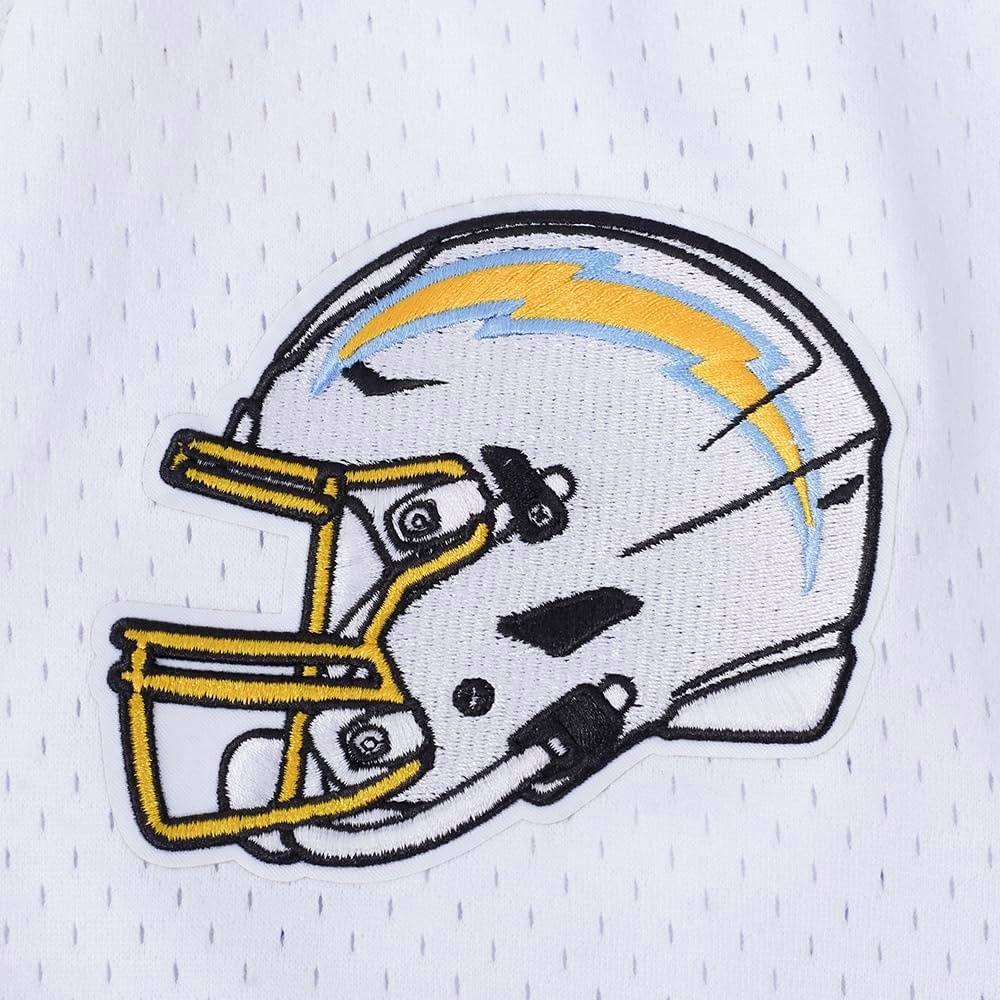 image:imagePro Standard Mens NFL Mesh Button Down TopWhiteUniversity Blue