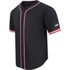 Pro Standard Mens NFL Mesh Button Down Top(Black/Orange)