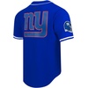 Pro Standard Mens NFL Mesh Button Down Top(Dodger Blue)