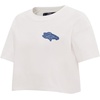 Pro Standard Womens NFL Denver Broncos Varsity Blues Short Sleeve Boxy Tee Linen 2XL