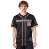 Pro Standard Mens NFL Mesh Button Down Top(Black/Orange)