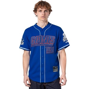 Pro Standard Mens NFL Mesh Button Down Top(Dodger Blue)
