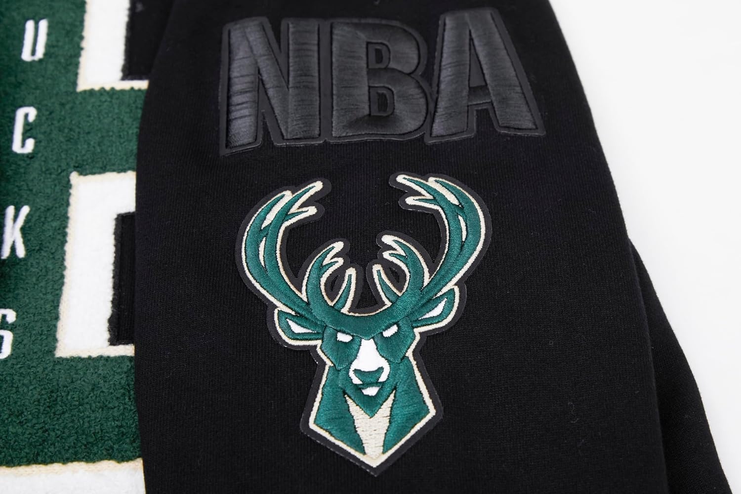image:imagePro Standard Mens NBA Mash Up Brushed Back French Terry Pull Over HoodieBlack