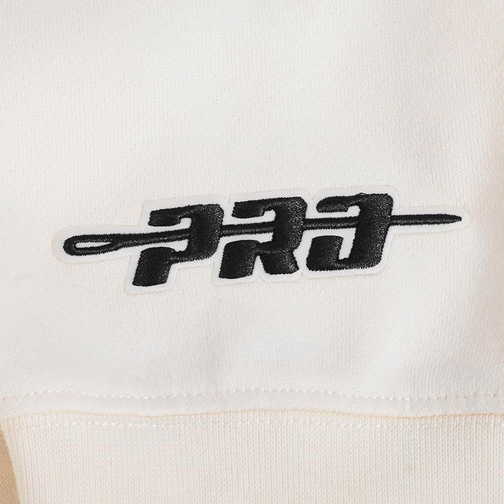 image:imagePro Standard Mens NBA Reverse French Terry Brushed Back French Terry Crewneck SweatshirtEggshell