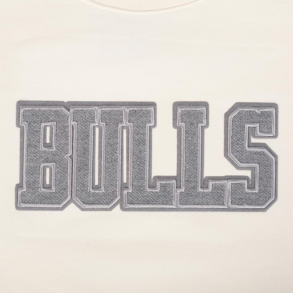 image:imagePro Standard Mens NBA Reverse French Terry Brushed Back French Terry Crewneck SweatshirtEggshell
