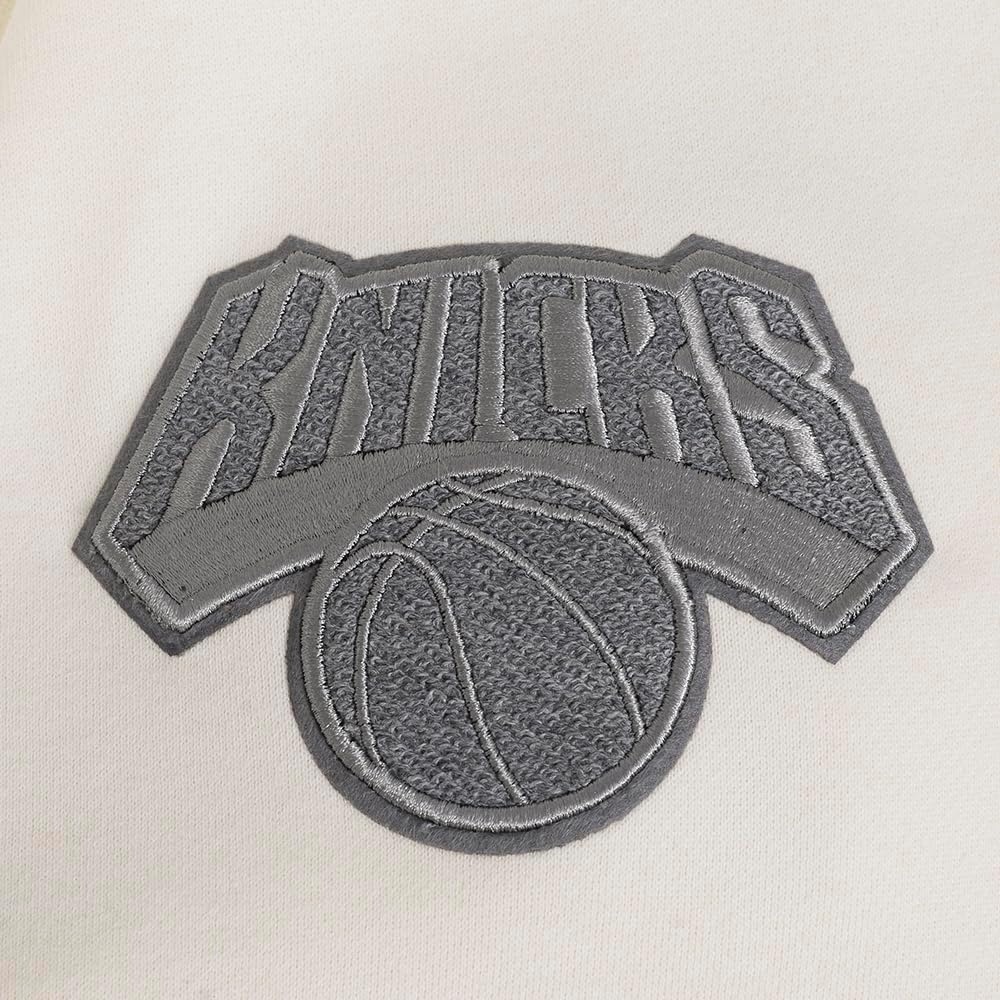 image:imagePro Standard Mens NBA Reverse French Terry Brushed Back French Terry Crewneck SweatshirtEggshell