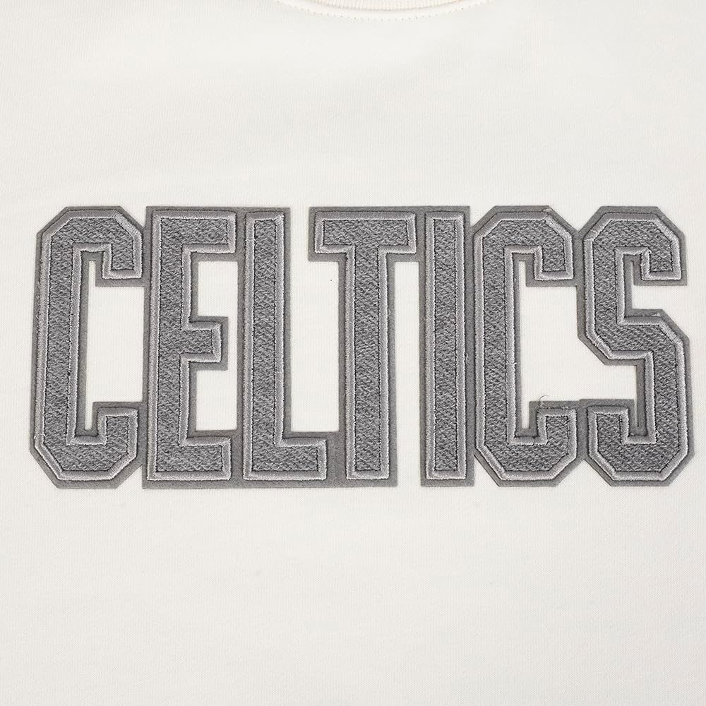 image:imagePro Standard Mens NBA Reverse French Terry Brushed Back French Terry Crewneck SweatshirtEggshell