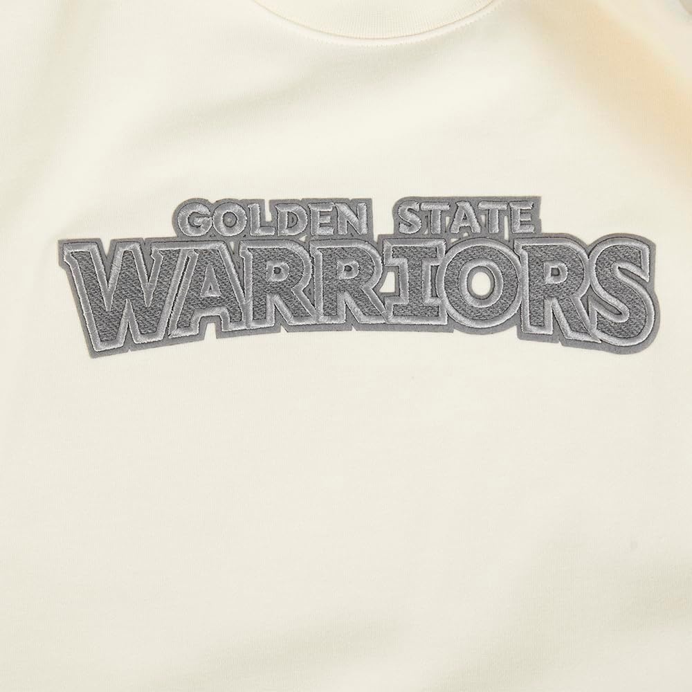 image:imagePro Standard Mens NBA Reverse French Terry Brushed Back French Terry Crewneck SweatshirtEggshell