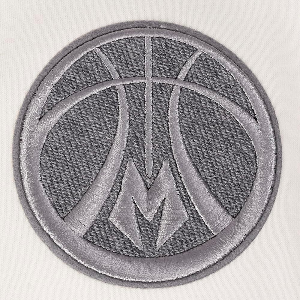 image:imagePro Standard Mens NBA Reverse French Terry Brushed Back French Terry Crewneck SweatshirtEggshell