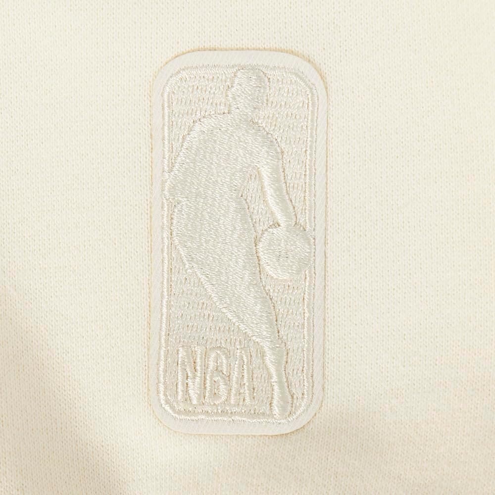 image:imagePro Standard Mens NBA Reverse French Terry Brushed Back French Terry Crewneck SweatshirtEggshell