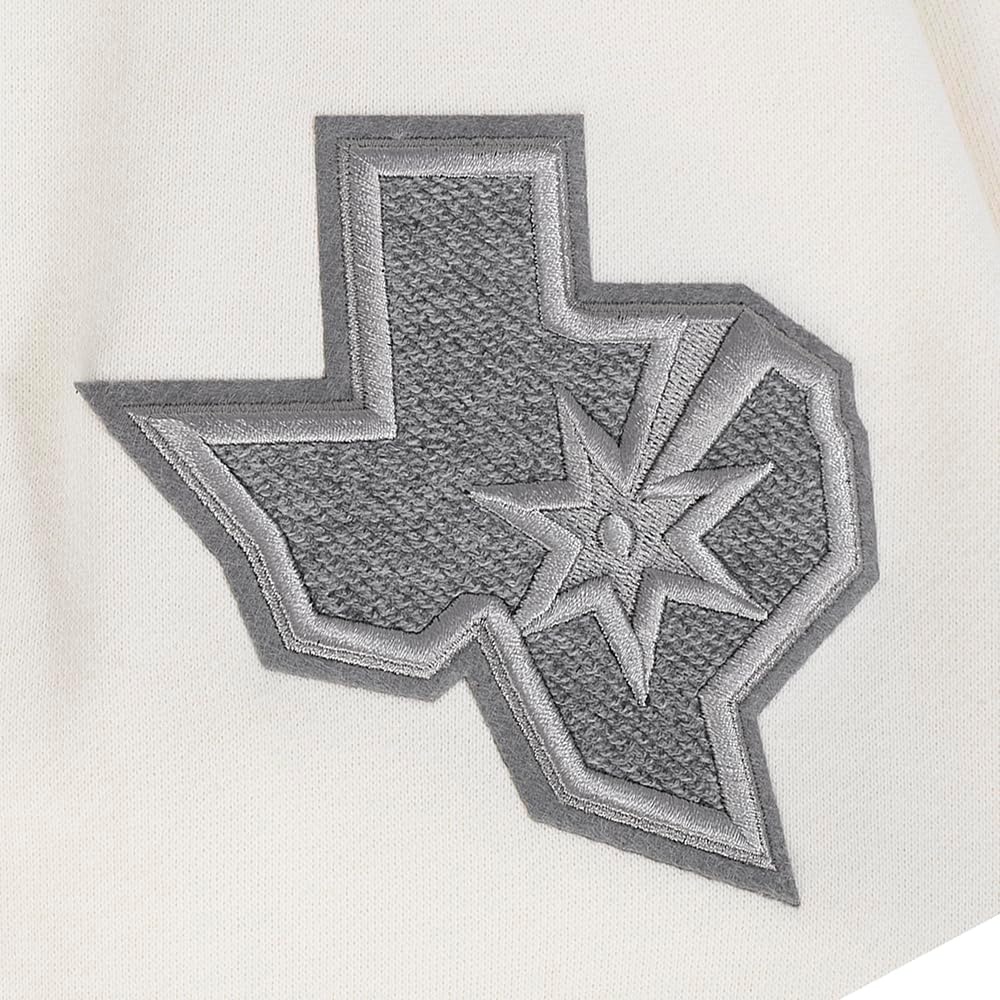 image:imagePro Standard Mens NBA Reverse French Terry Brushed Back French Terry Crewneck SweatshirtEggshell