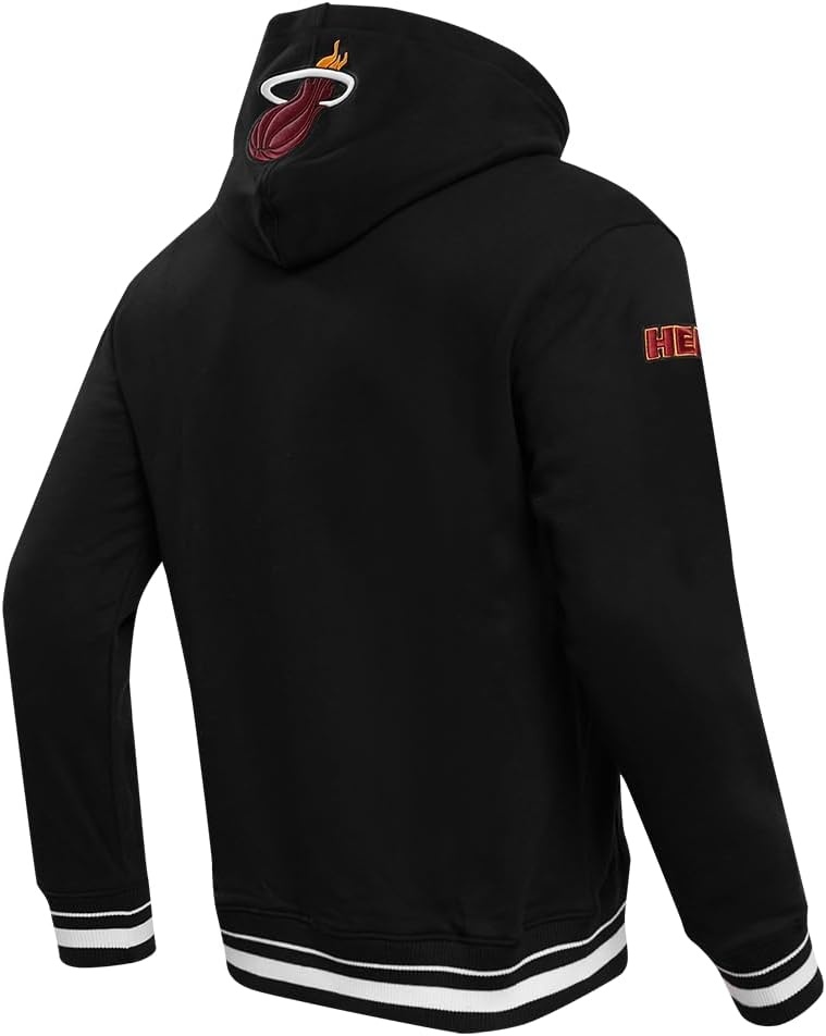 image:imagePro Standard Mens NBA Script Tail Brushed Back French Terry Pull Over HoodieBlack