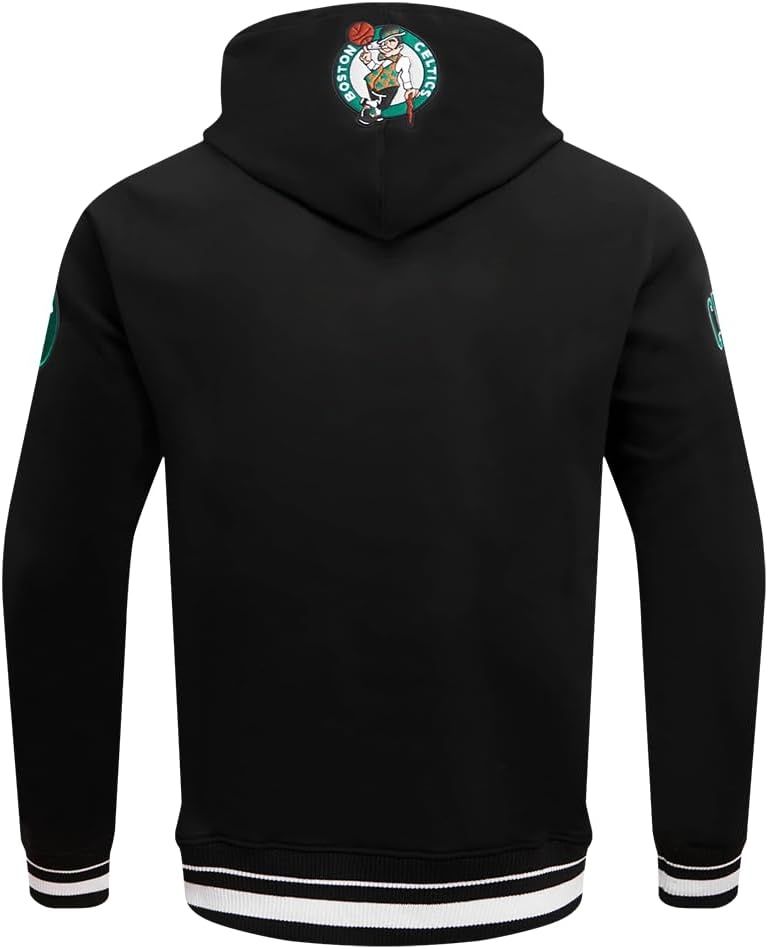 image:imagePro Standard Mens NBA Script Tail Brushed Back French Terry Pull Over HoodieBlack