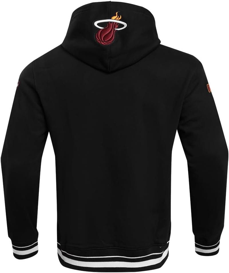 image:imagePro Standard Mens NBA Script Tail Brushed Back French Terry Pull Over HoodieBlack