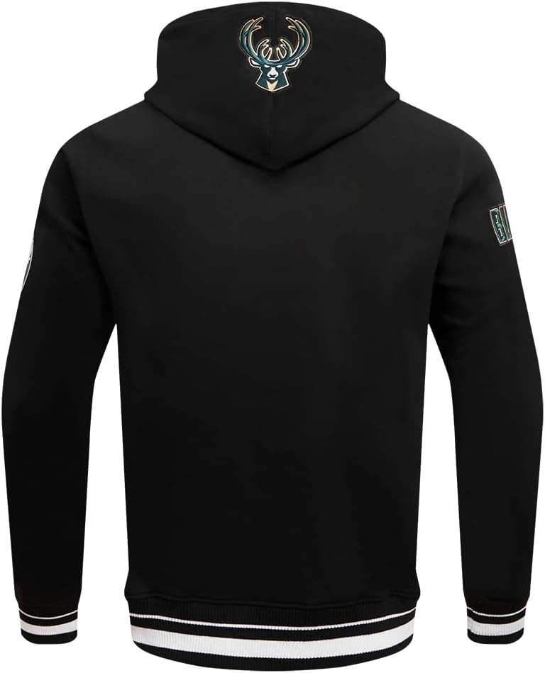 image:imagePro Standard Mens NBA Script Tail Brushed Back French Terry Pull Over HoodieBlack