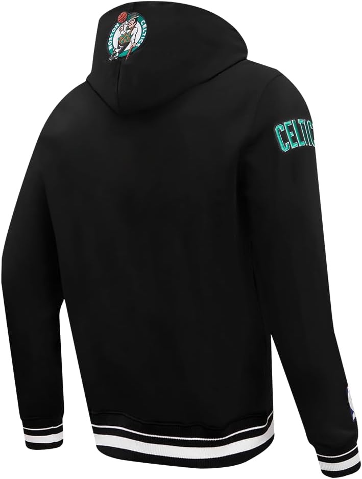 image:imagePro Standard Mens NBA Script Tail Brushed Back French Terry Pull Over HoodieBlack
