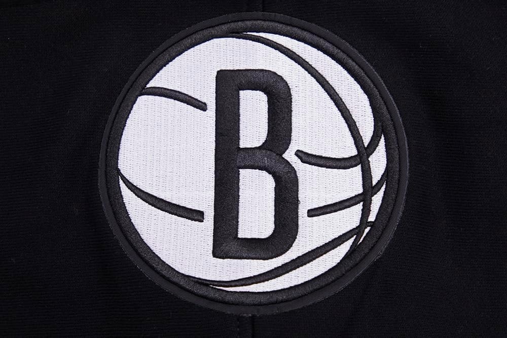 image:imagePro Standard Mens NBA Script Tail Brushed Back French Terry Pull Over HoodieBlackGray