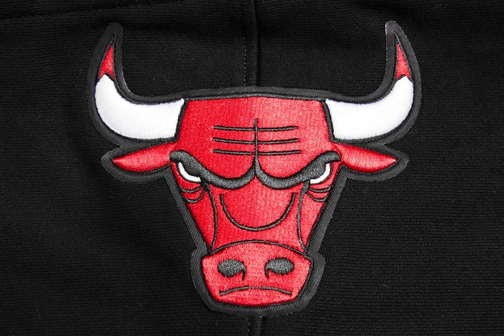image:imagePro Standard Mens NBA Script Tail Brushed Back French Terry Pull Over HoodieBlackRedBlack