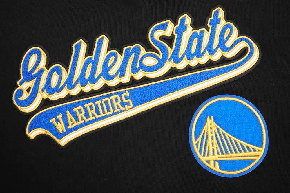 image:imagePro Standard Mens NBA Script Tail Brushed Back French Terry Pull Over HoodieBlackRoyal BlueBlack
