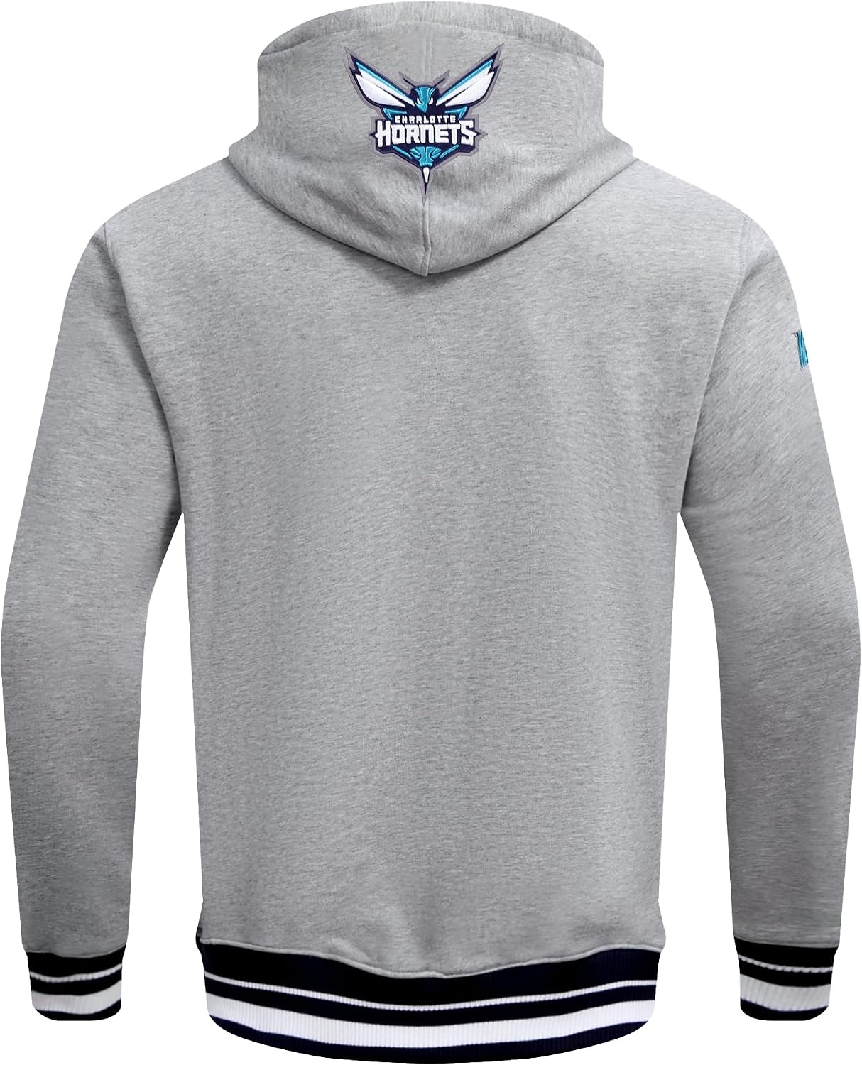 image:imagePro Standard Mens NBA Script Tail Brushed Back French Terry Pull Over HoodieHeather GrayBlack