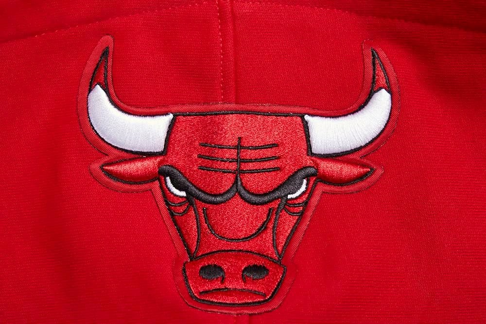 image:imagePro Standard Mens NBA Script Tail Brushed Back French Terry Pull Over HoodieRedBlack