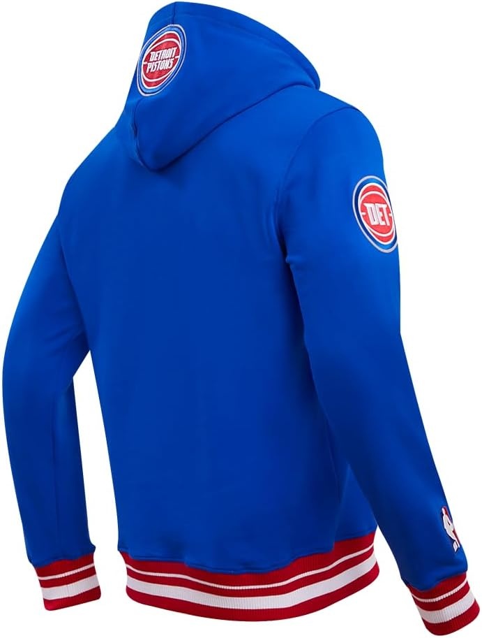 image:imagePro Standard Mens NBA Script Tail Brushed Back French Terry Pull Over HoodieRoyal BlueRed