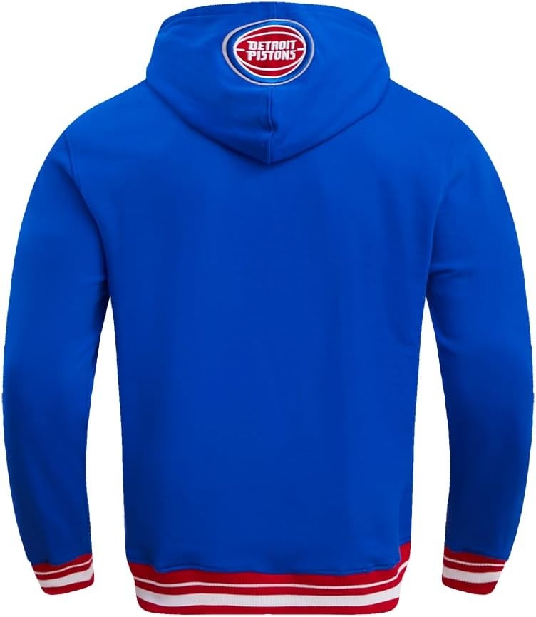 image:imagePro Standard Mens NBA Script Tail Brushed Back French Terry Pull Over HoodieRoyal BlueRed