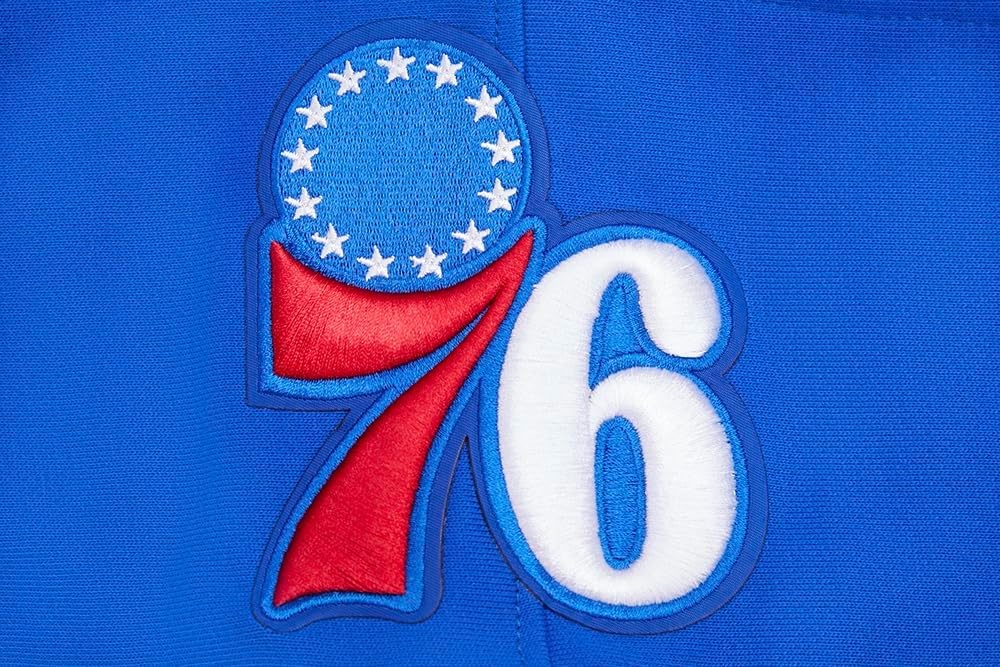 image:imagePro Standard Mens NBA Script Tail Brushed Back French Terry Pull Over HoodieRoyal BlueRed