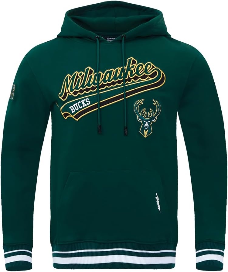 image:imagePro Standard Mens NBA Script Tail Brushed Back French Terry Pull Over HoodieTeam Color