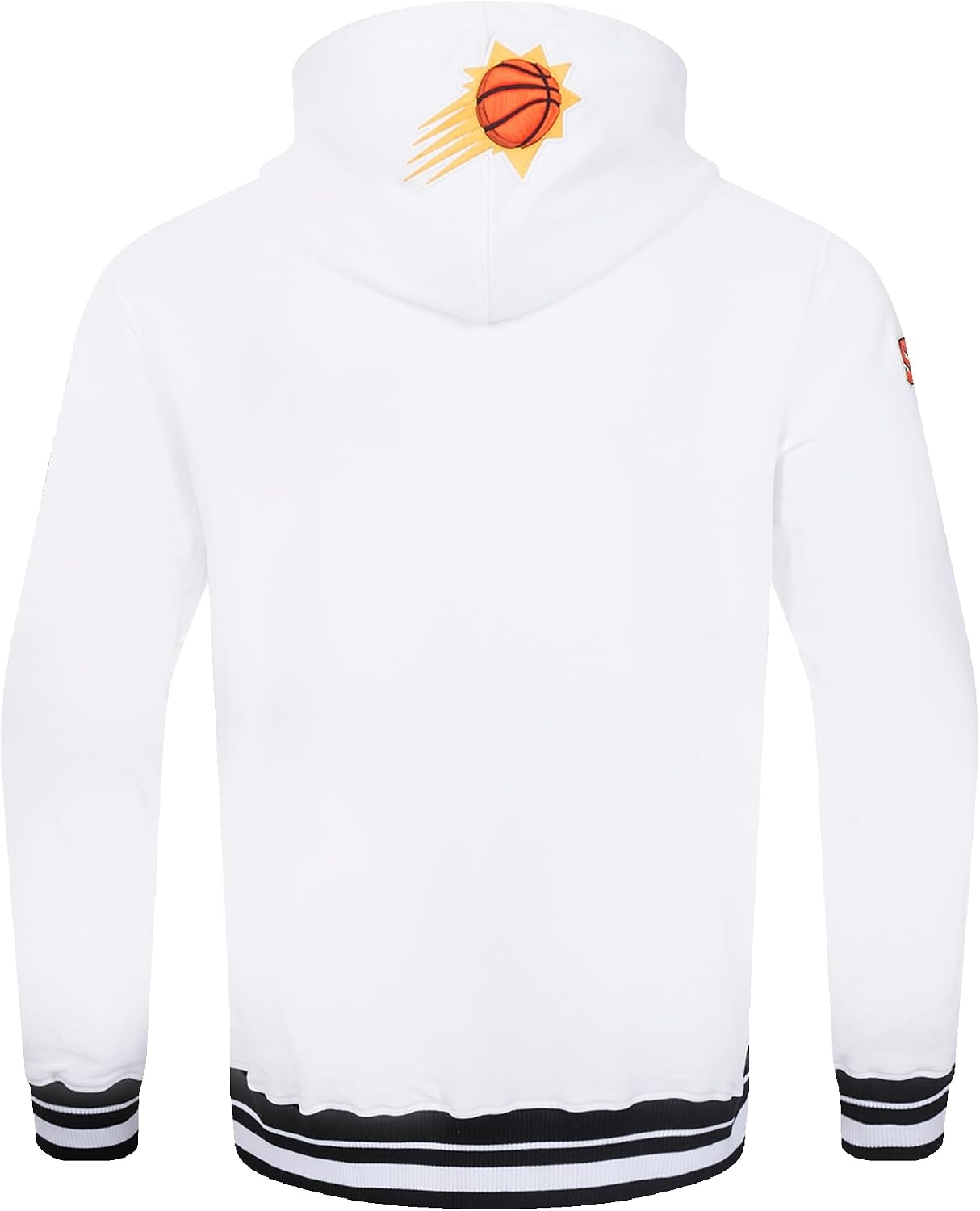 image:imagePro Standard Mens NBA Script Tail Brushed Back French Terry Pull Over HoodieWhiteBlack