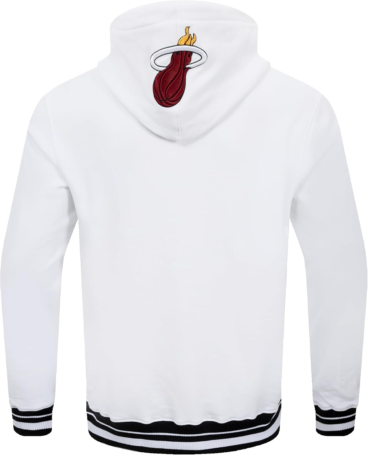 image:imagePro Standard Mens NBA Script Tail Brushed Back French Terry Pull Over HoodieWhiteBlack