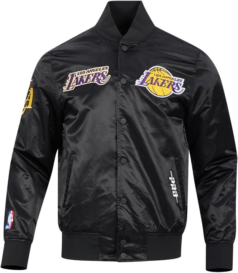image:imagePro Standard Mens NBA Souvenir Satin JacketBlack