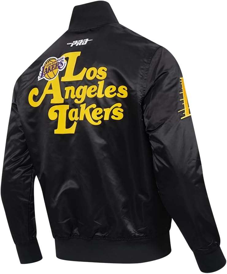 image:imagePro Standard Mens NBA Souvenir Satin JacketBlack