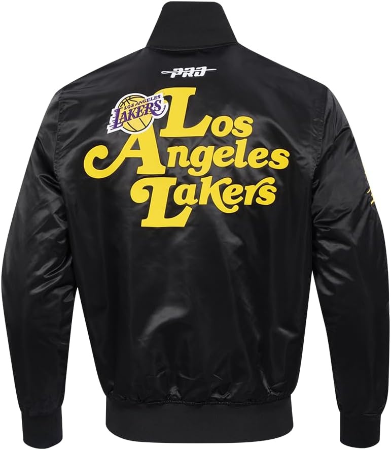 image:imagePro Standard Mens NBA Souvenir Satin JacketBlack