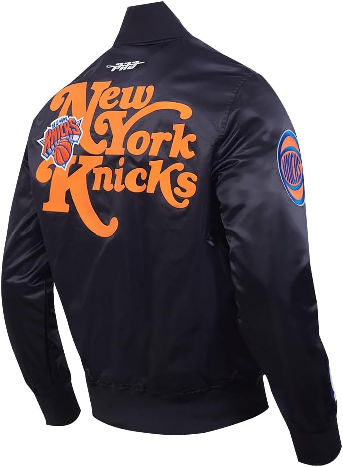 image:imagePro Standard Mens NBA Souvenir Satin JacketBlack