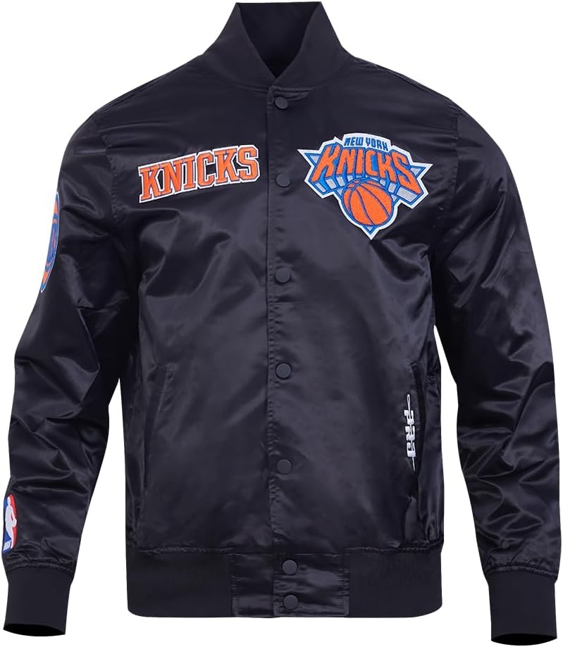 image:imagePro Standard Mens NBA Souvenir Satin JacketBlack