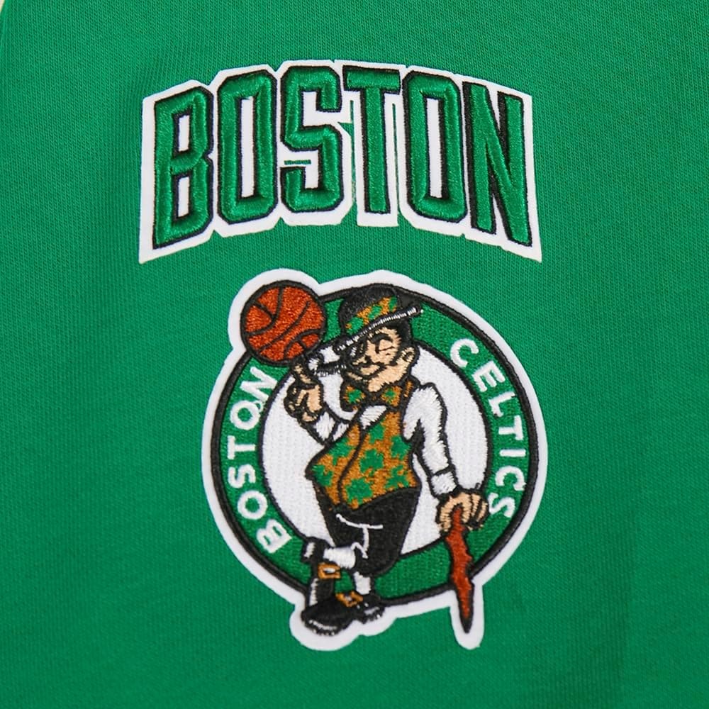 image:imagePro Standard NBA womens Womens Nba Mash Up Brushed Back French Terry Crewneck SweatshirtKelly Green