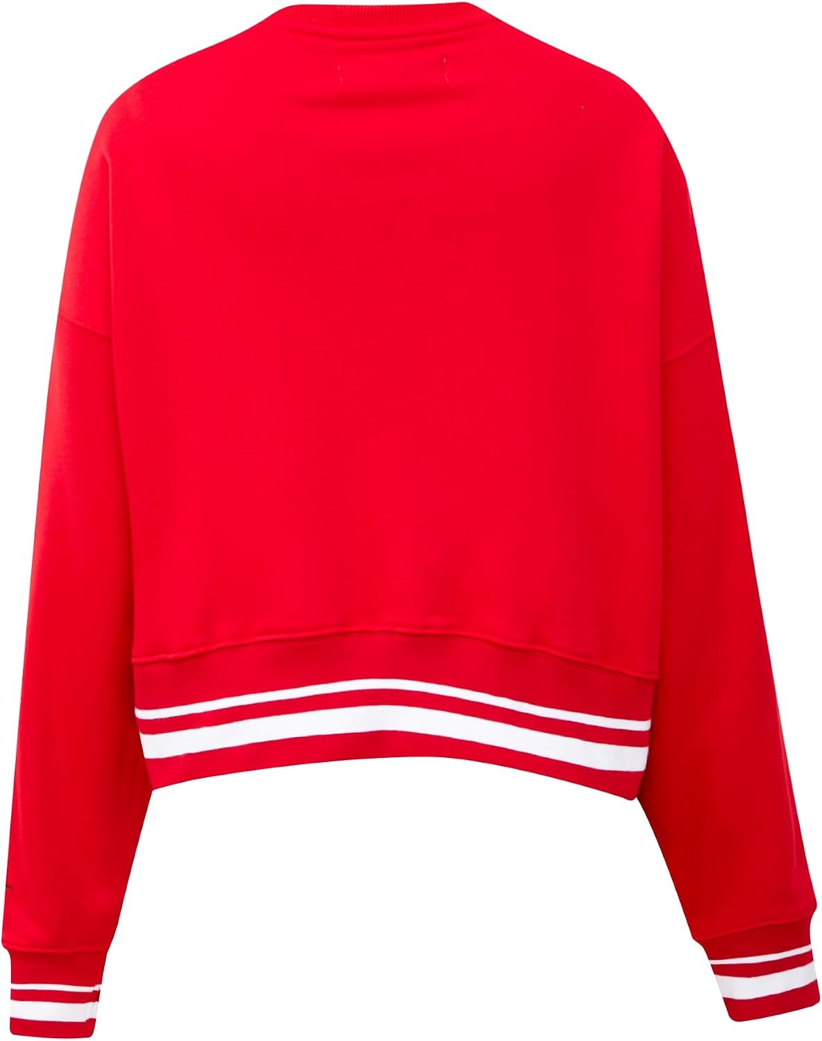 image:imagePro Standard NBA womens Womens Nba Mash Up Brushed Back French Terry Crewneck SweatshirtRed