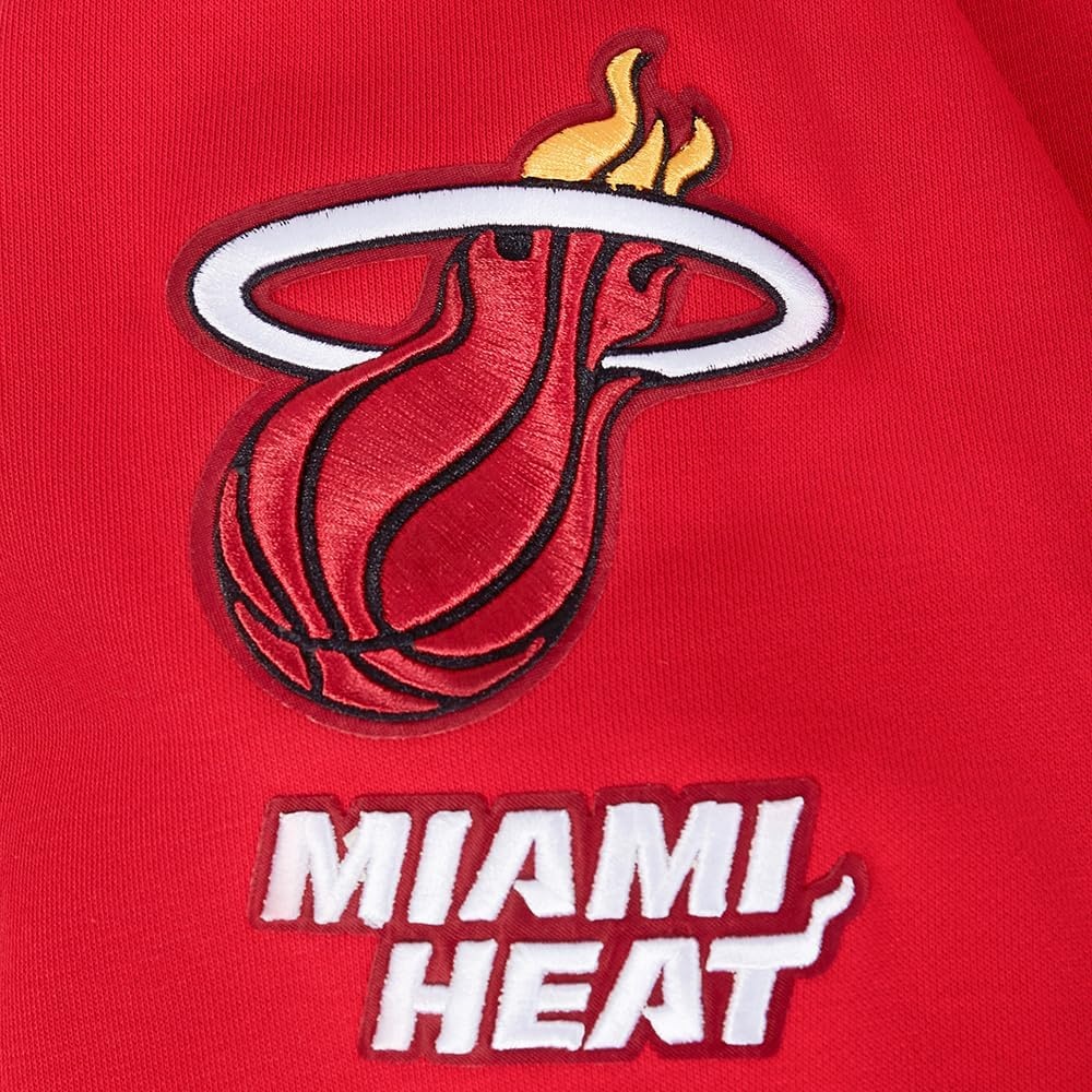image:imagePro Standard NBA womens Womens Nba Mash Up Brushed Back French Terry Crewneck SweatshirtRed