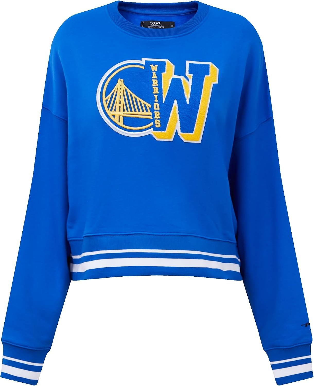image:imagePro Standard NBA womens Womens Nba Mash Up Brushed Back French Terry Crewneck SweatshirtRoyal Blue
