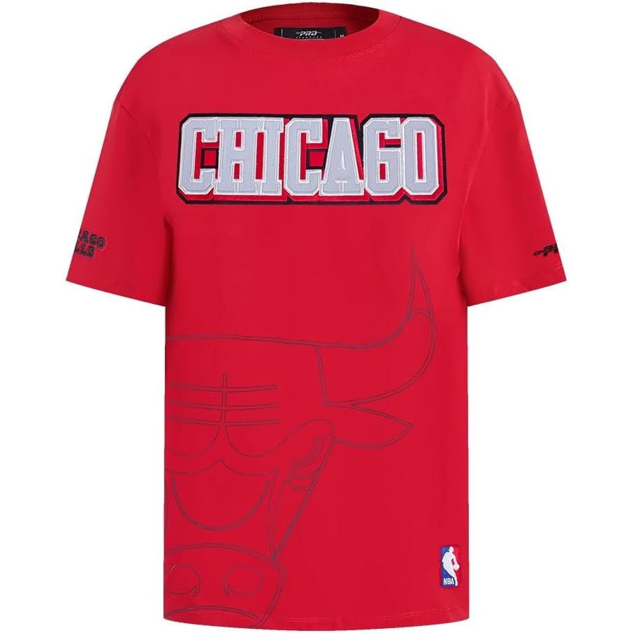 image:imagePro Standard NBA Womens Womens NBA Sheer Influence Boyfriend Fit TeeRed